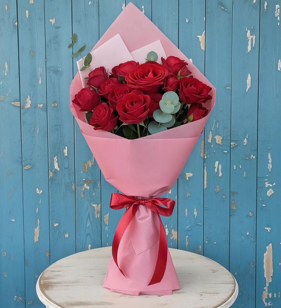 Букет цветов из: Розы в Елизаветинской Краснодарского края