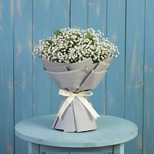 Букет цветов из:  Гипсофила в Елизаветинской Краснодарского края