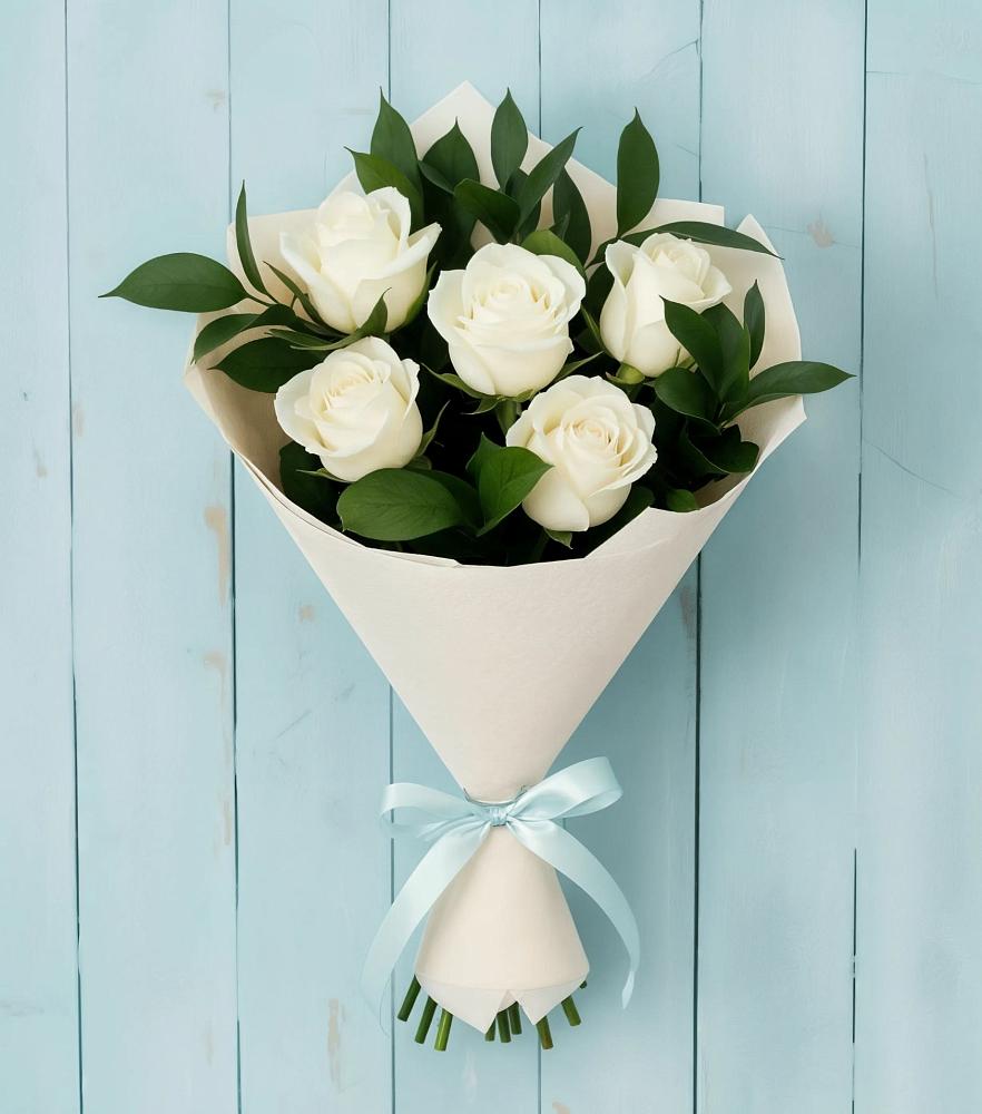 Букет цветов из: Розы в Елизаветинской Краснодарского края