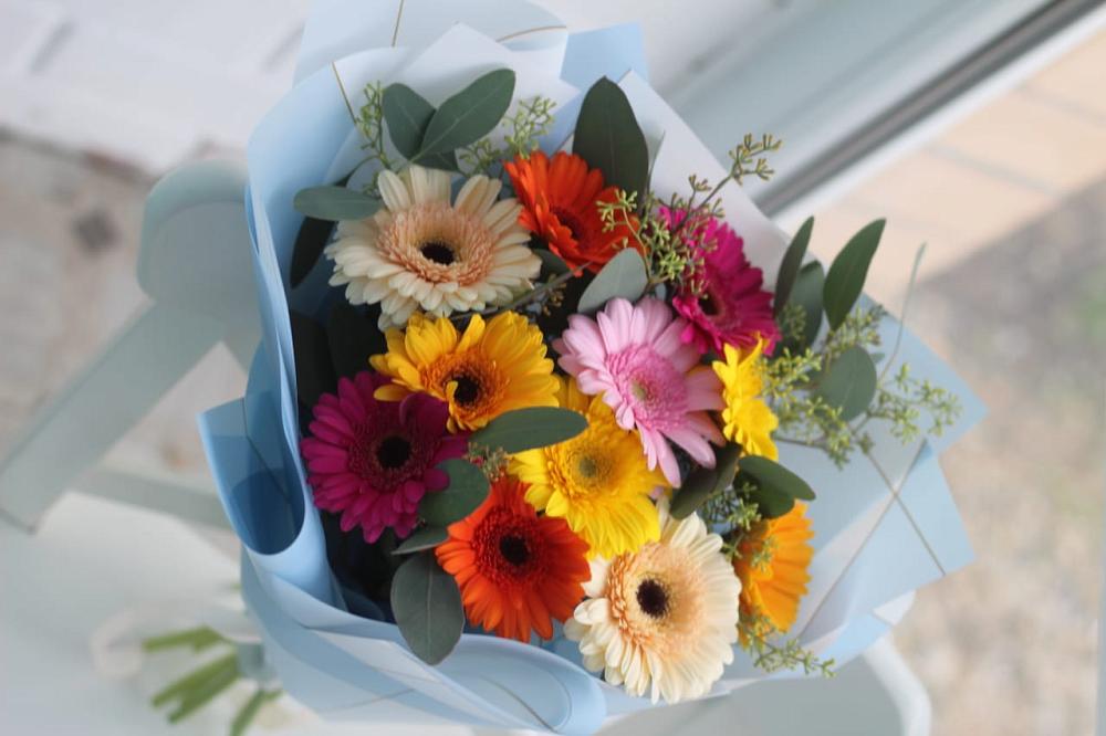 Букет цветов из: Герберы в Елизаветинской Краснодарского края