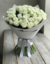 Букет 35 Белых роз #REPLACE_PRED# Елизаветинской Краснодарского края