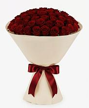 Букет 101 Бордовая роза Блэк Бакарра в Елизаветинской Краснодарского края