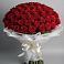 Букет 101 Красная роза Блэк Мэджик в Елизаветинской Краснодарского края