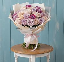 Букет цветов из:  Розы в Елизаветинской Краснодарского края