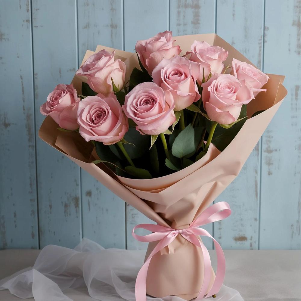 Букет цветов из: Розы в Елизаветинской Краснодарского края