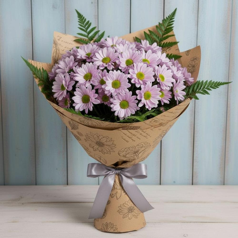 Букет цветов из: Хризантемы в Елизаветинской Краснодарского края