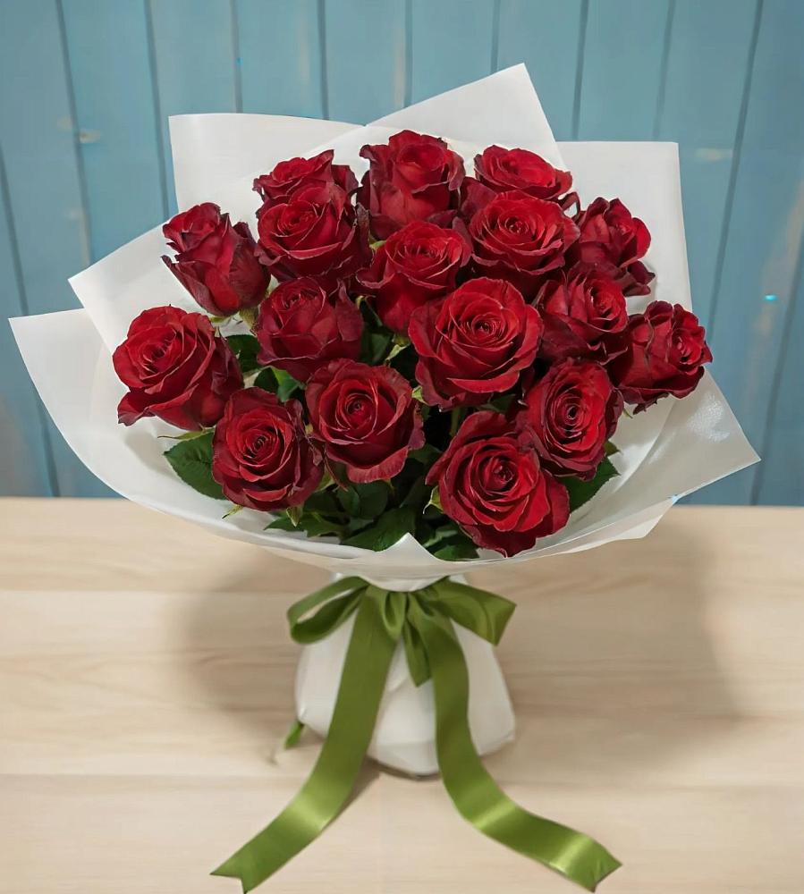 Букет Красные розы в Елизаветинской Краснодарского края