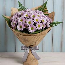 Букет цветов из:  Хризантемы в Елизаветинской Краснодарского края