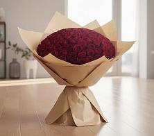 Букет 101 Красная роза в Елизаветинской Краснодарского края