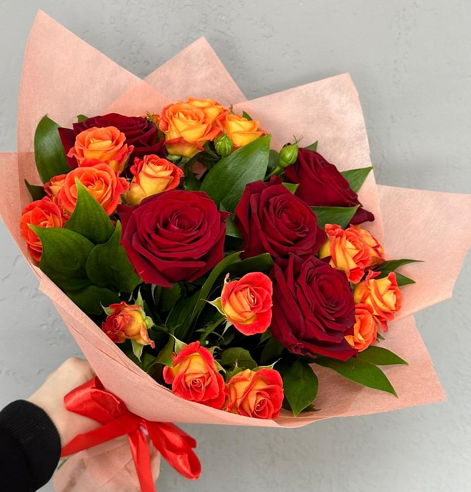 Букет Любовь и восторг в Елизаветинской Краснодарского края