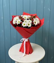 Букет цветов из:  Хризантемы в Елизаветинской Краснодарского края