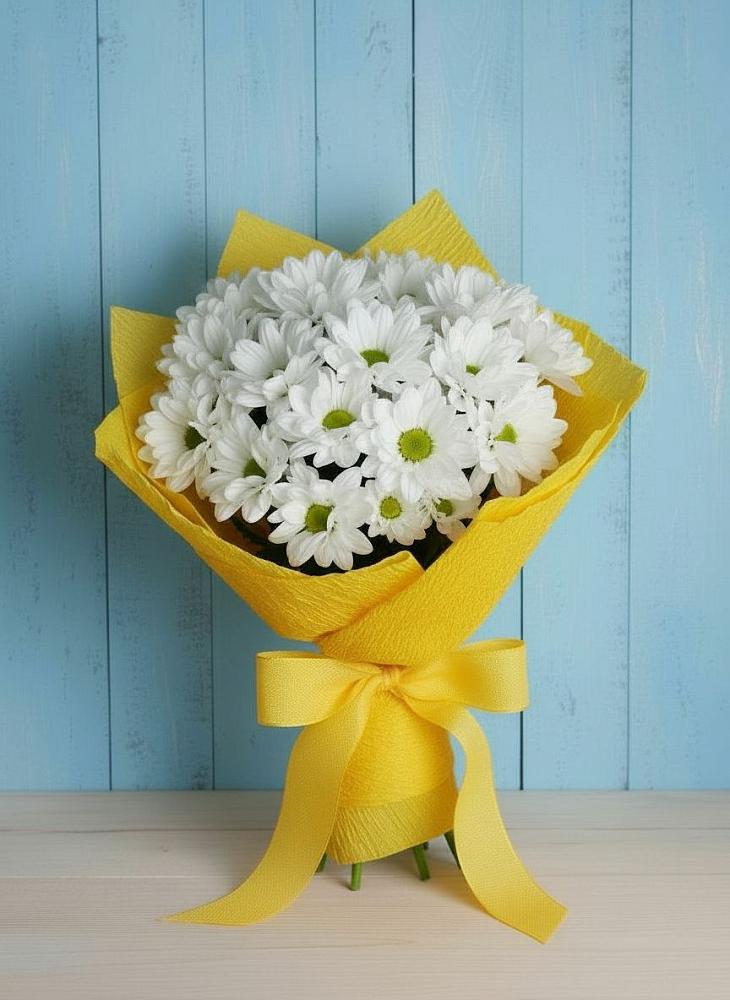 Букет цветов из: Хризантемы в Елизаветинской Краснодарского края
