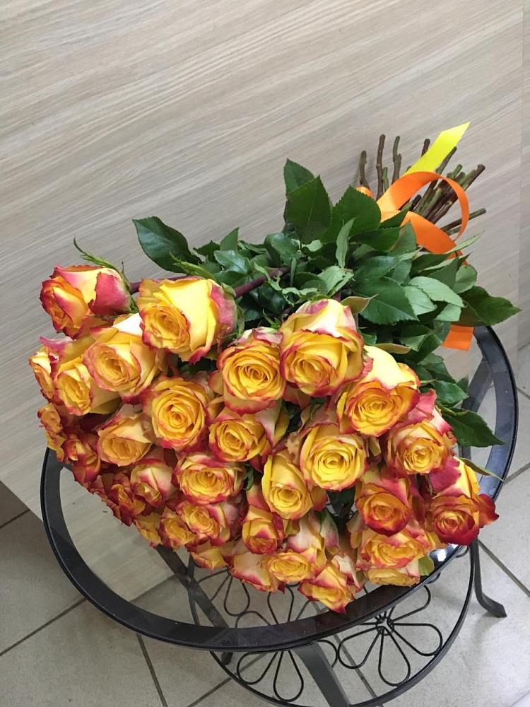 Букет Желтые розы в Елизаветинской Краснодарского края