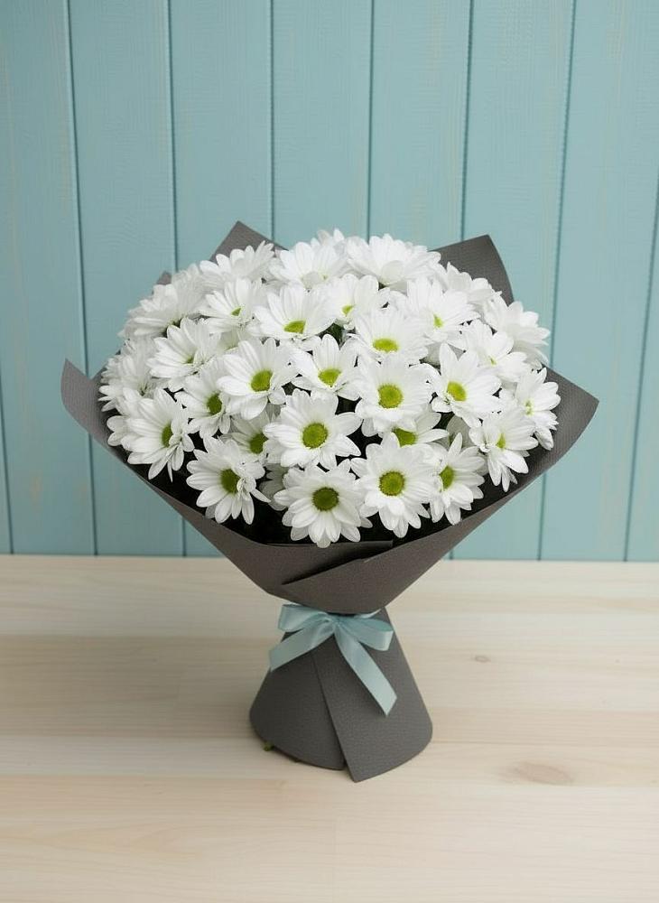 Букет цветов из: Хризантемы в Елизаветинской Краснодарского края