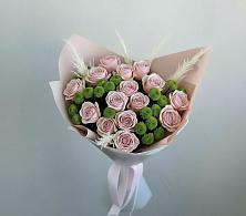 Букет цветов из:  Розы и Хризантемы в Елизаветинской Краснодарского края
