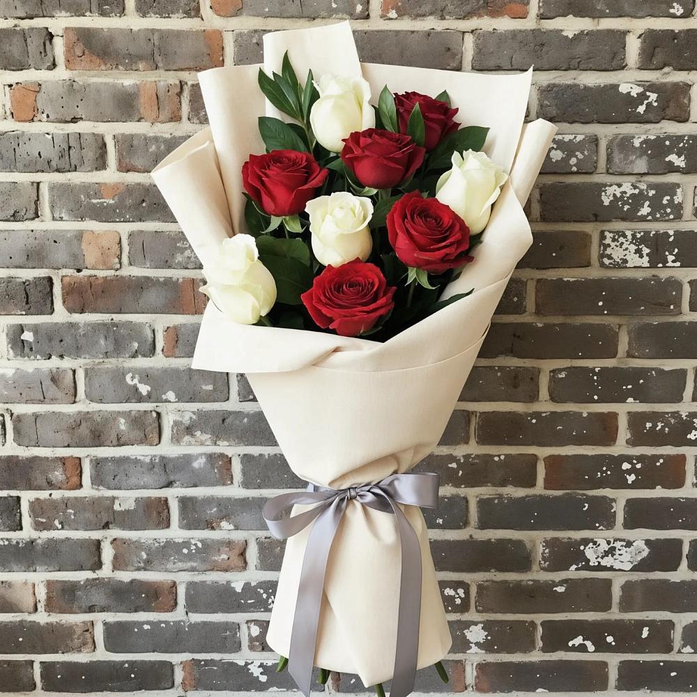 Букет цветов из: Розы в Елизаветинской Краснодарского края