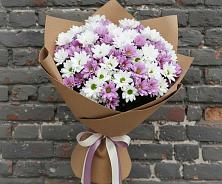 Букет цветов из:  Хризантемы в Елизаветинской Краснодарского края