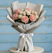 Букет цветов из:  Розы в Елизаветинской Краснодарского края