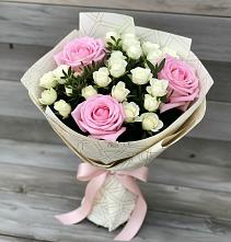 Букет цветов из:  Розы #REPLACE_PRED# Елизаветинской Краснодарского края