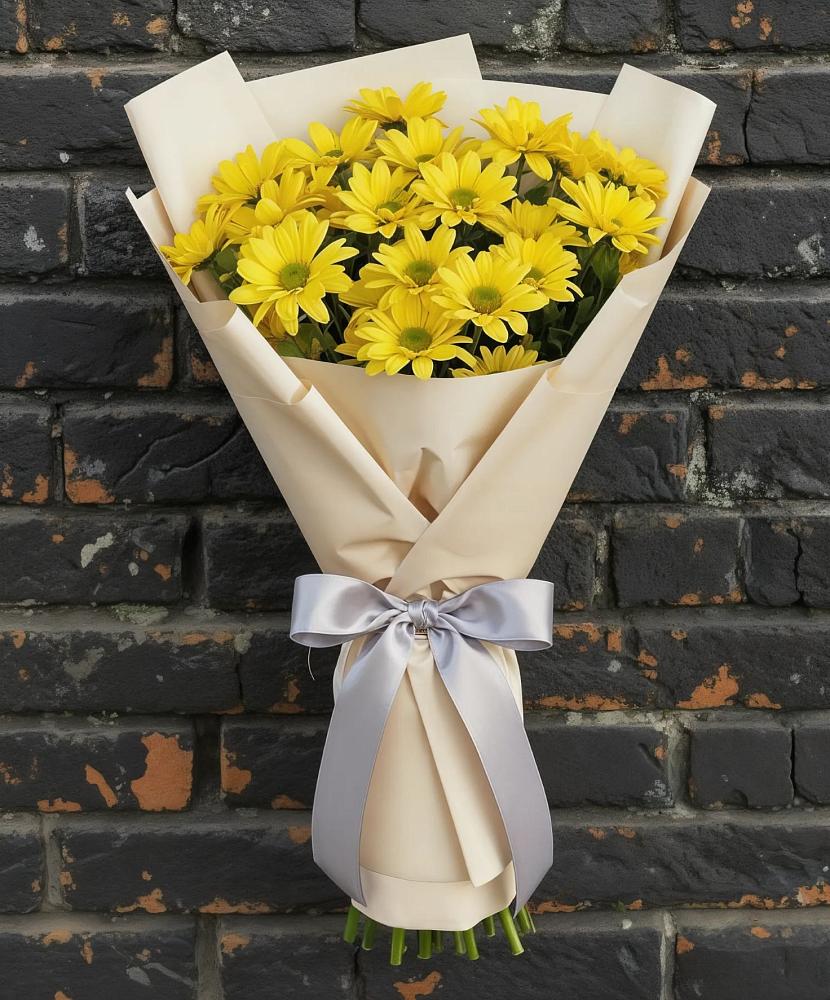 Букет цветов из: Хризантемы в Елизаветинской Краснодарского края