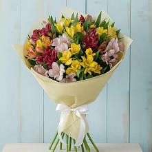 Букет цветов из:  Альстромерии в Елизаветинской Краснодарского края
