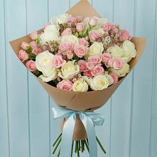 Букет цветов из:  Розы в Елизаветинской Краснодарского края